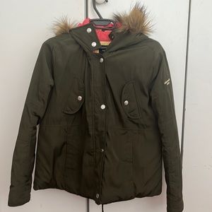 Abercrombie green jacket
